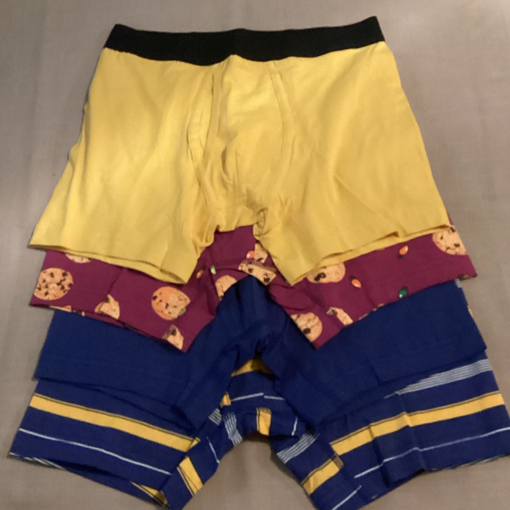 NWOT Original Use Multi-color Boxer Briefs